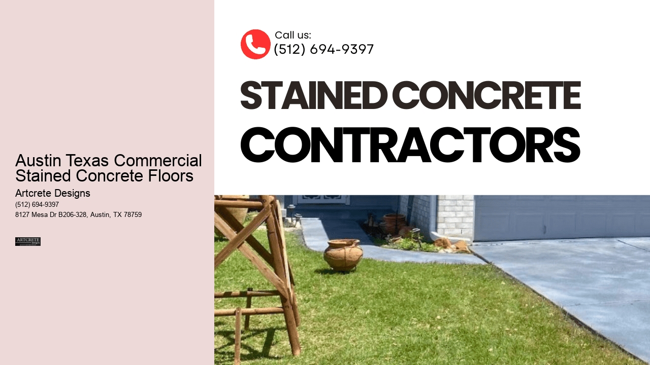 Austin Texas Commercial Stained Concrete Floors