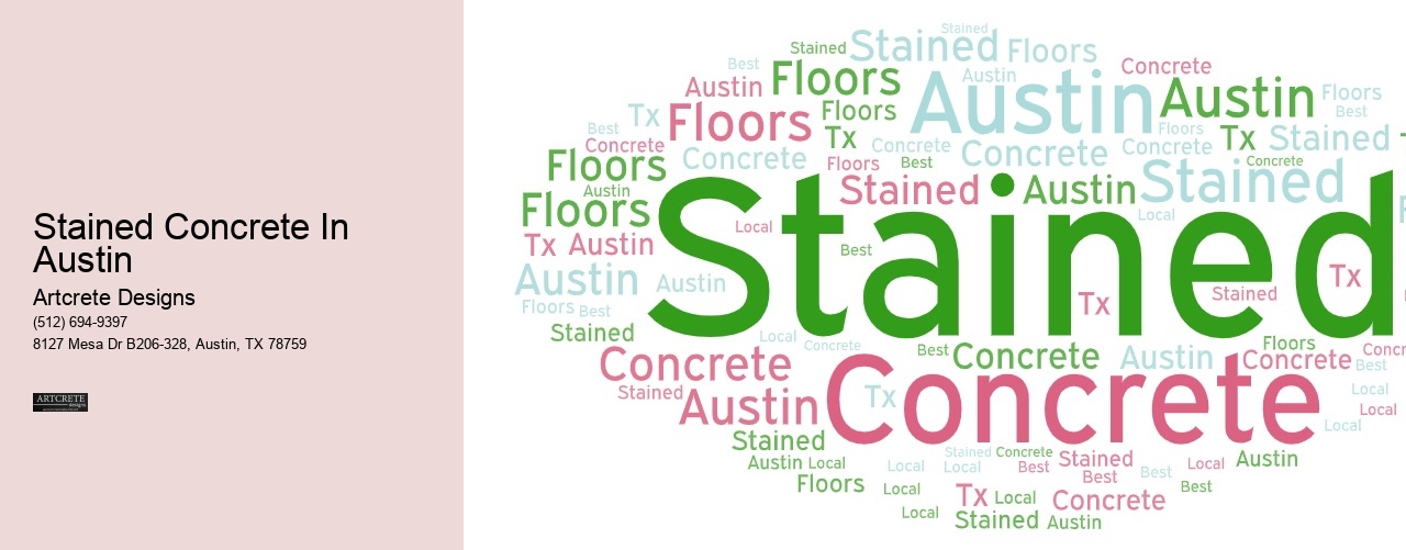 Stained Concrete In Austin 